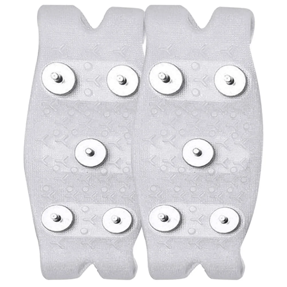 

2 Pcs Snow Boots Cover Spikes Grips Shoes Ice Traction Hiking Cleats Crampons Climbing