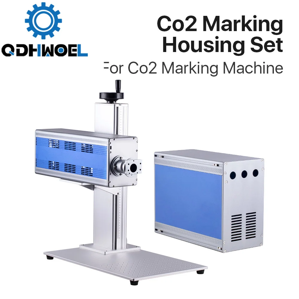 

DaWei Co2 Marking Housing Whole Set RF Laser Path Cabinet Power Supply Box 500mm Lift Table for DIY Co2 Marking Machine