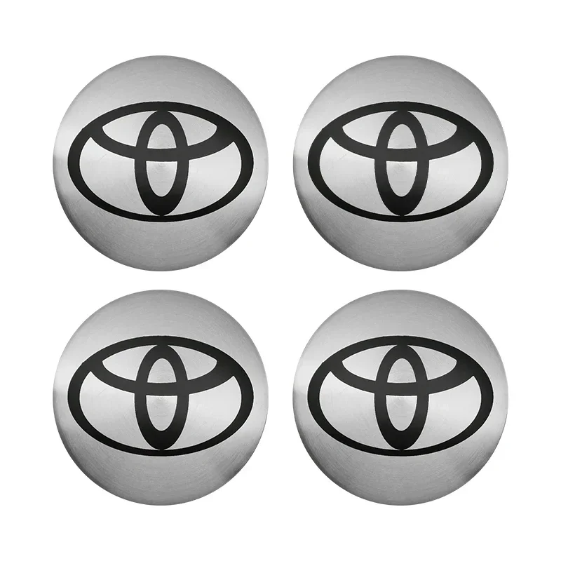 

4 шт. 56 мм автомобильный Стайлинг, колпаки для центральной ступицы колеса, наклейки, значок, эмблема, декоративная наклейка для Toyota Corolla Yaris Auris CHR Rav4 Hilux