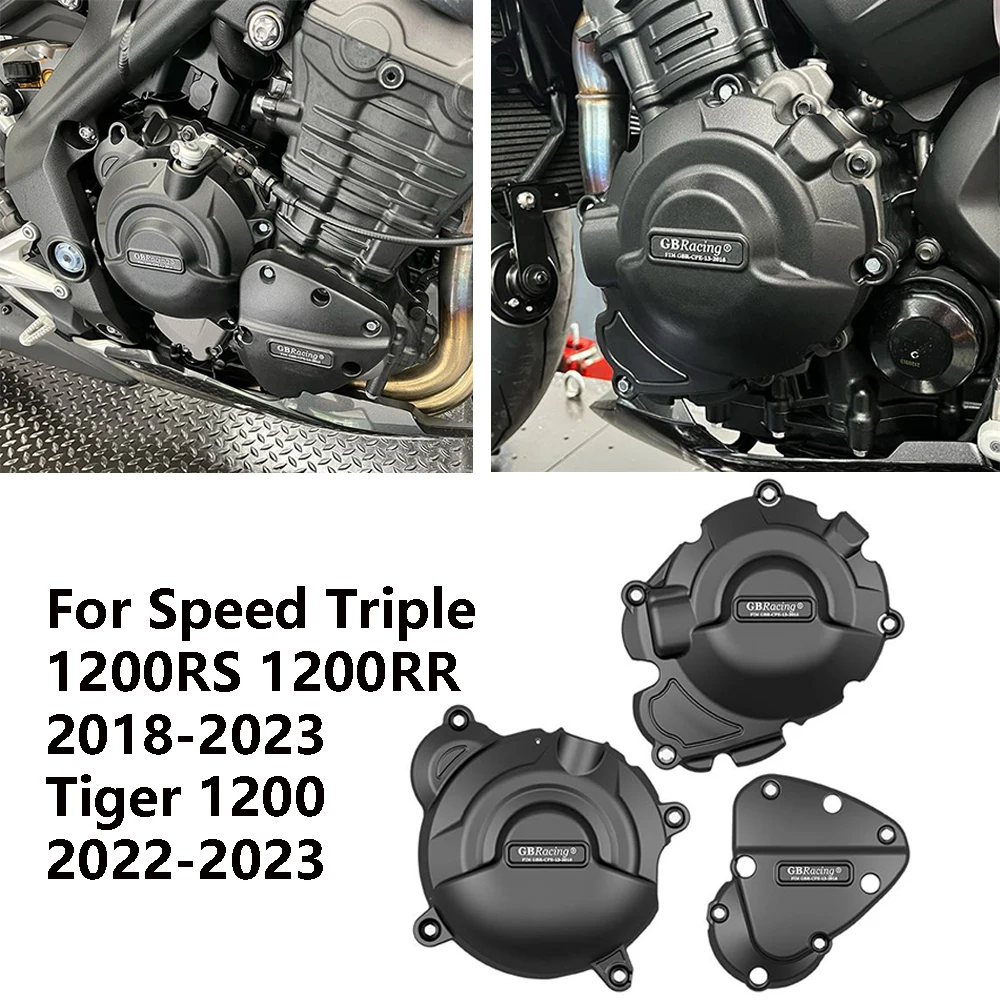 

Engine Cover Case For Speed Triple 1200RS 1200RR 2018-2023 Tiger 1200 2022-2023 For GB Racing Guard Frame Engine Protection