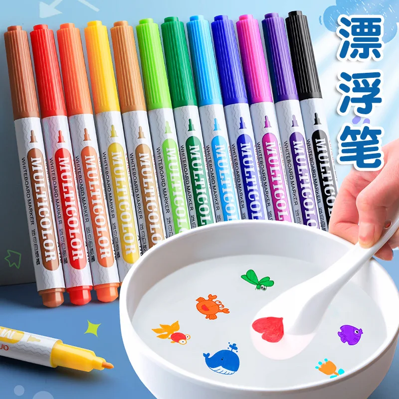 

Плавающая ручка, акварельная ручка, плавающая Акварельная ручка, Детская цветная черная плавающая ручка на водной основе, доска для рисования Sh