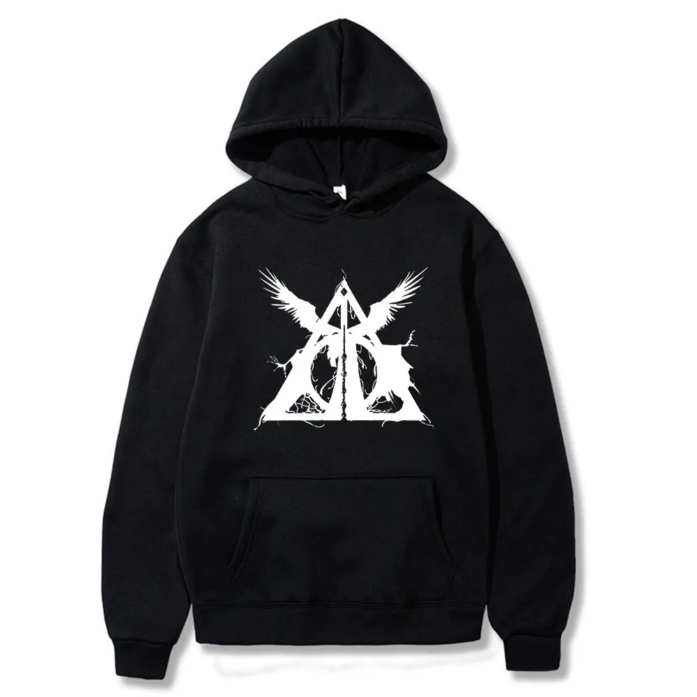 

Hip-pop Three Brothers Tale Deathly Hallows Couple Hoodies Long-Sleeve Clothes Hoodie Casual Daily Casual Style Streetwears