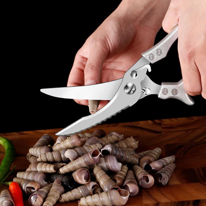 

Kitchen Accessories Sharp Chicken Bone Scissors Kitchen Knife Tools Multi Chicken Duck Cutter Shears Fish Scales Knife Cutter