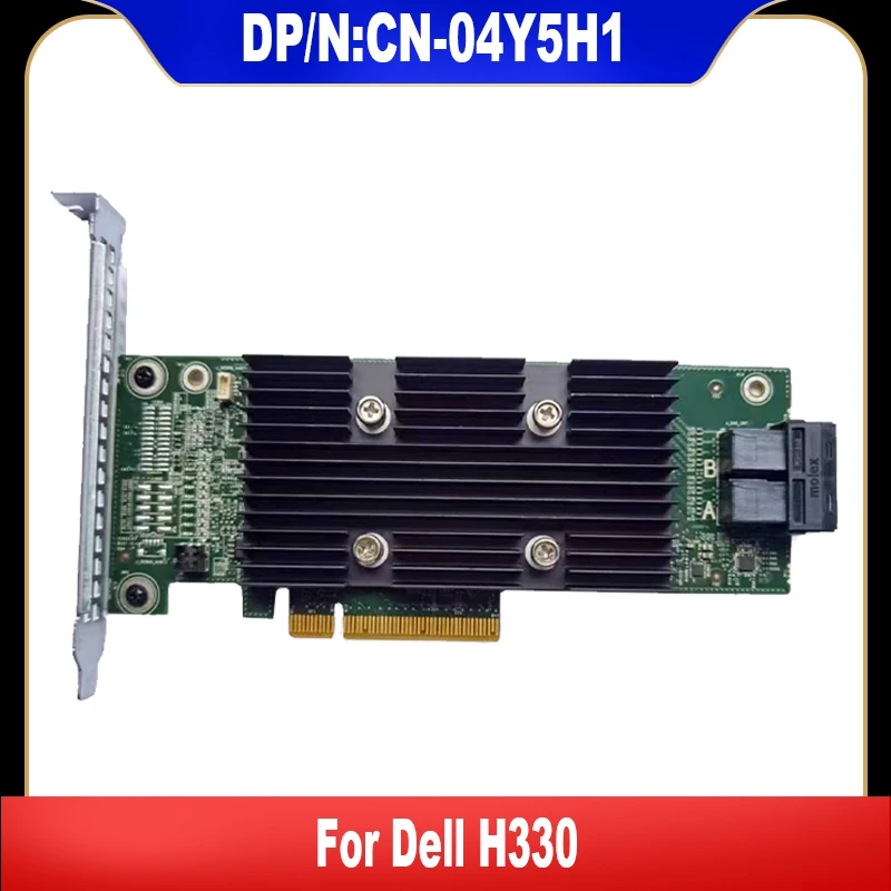 

04Y5H1 0TD2NM 0TCKPF For Dell H330 4Y5H1 6H1G0 SAS 12GB/S PCIE 3.0 x8 lsi3008 Chip PowerEdge RAID Controller CN-04Y5H1