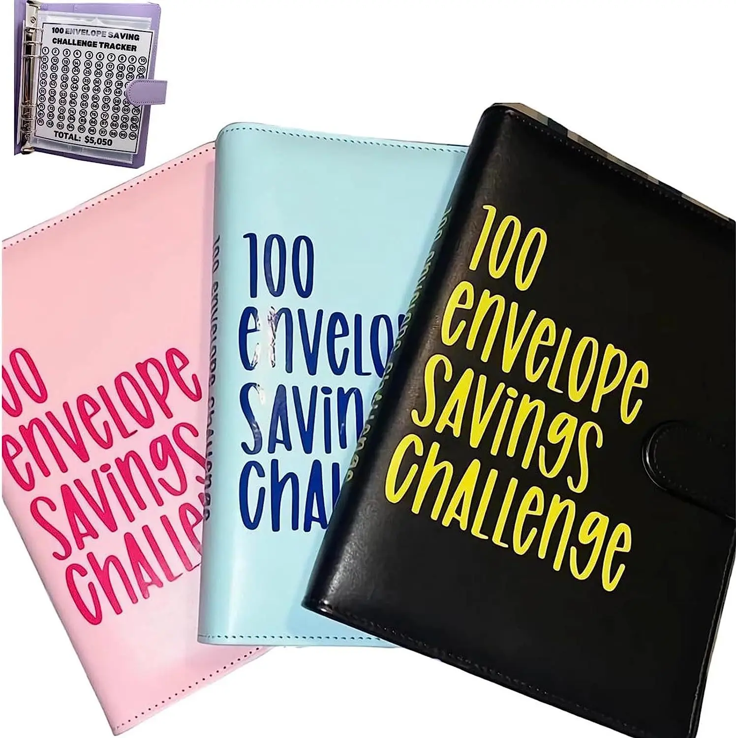 

100 Envelopes Money Saving Challenge Budget Binder Savings Challenges Binder Budget Binder with Cash Envelope for Budget Planner