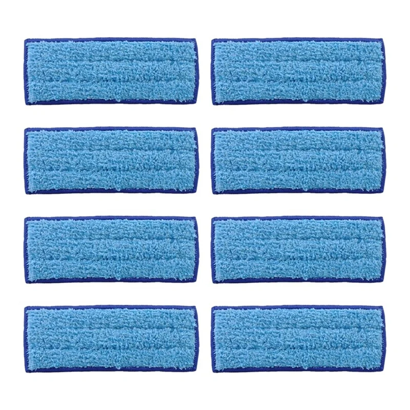 

8Pcs Washable Wet Mopping Pads Damp Pads Dry Pad Cloth For Irobot Braava Jet 240 241 Cleaner Spare Parts Replacement