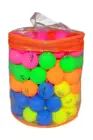 Красочный мяч для пинг-понга 100 шт., сумка, оборудование для настольного тенниса и аксессуары для улицы