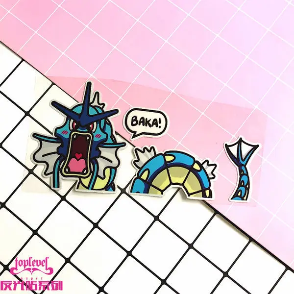 

Personalized reflective car sticker Pokemon Gyarados sticker