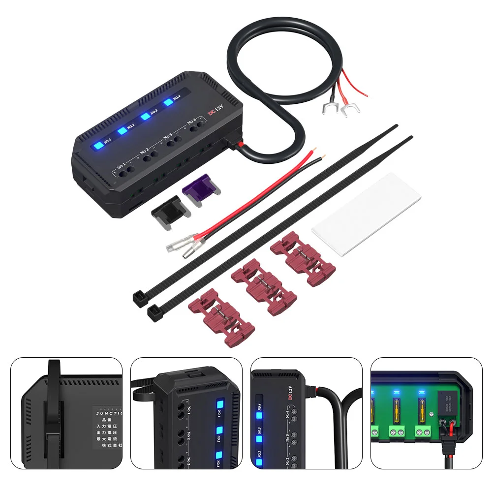 

Fuse Holder 12v 20a Motorcycle Automotive Marine Quick Connect Fuse Block Box