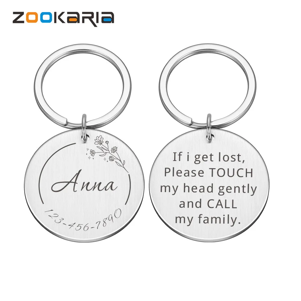 

Pet ID Tags Customized Dog ID Collar Personalized Medal Name Number Kitten Dogs Anti-lost Pendant DIY Accessories Free Engraving