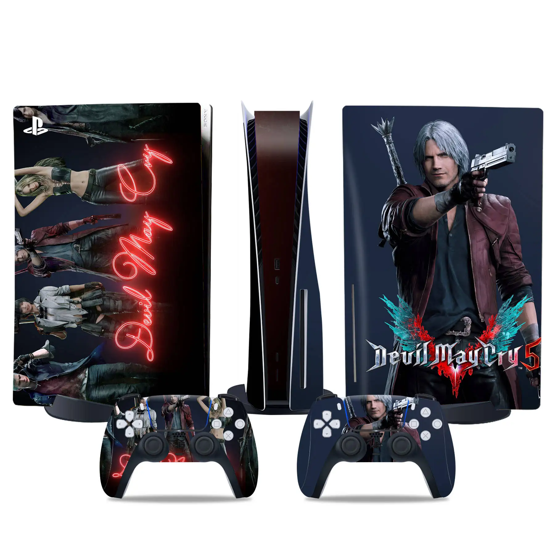 Наклейка Devil maycry5 для PS5 Disc Edition наклейка Play Station Skins наклейки консоли и контроллера