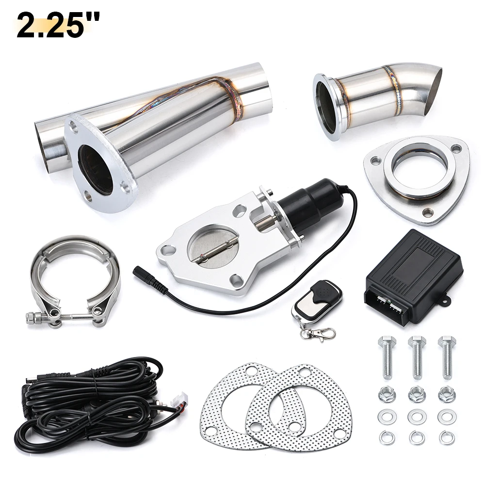 

Выпускной вырез из нержавеющей стали, электрический клапан для выхлопных газов 2 дюйма, 2,25 дюйма, 2,5 дюйма или 3 дюйма, вырезанный, с дистанционным управлением