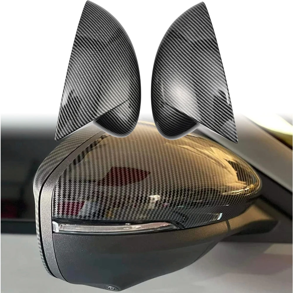 Чехол для бокового зеркала заднего вида автомобиля 2021-2023 Ford Mach-E черное