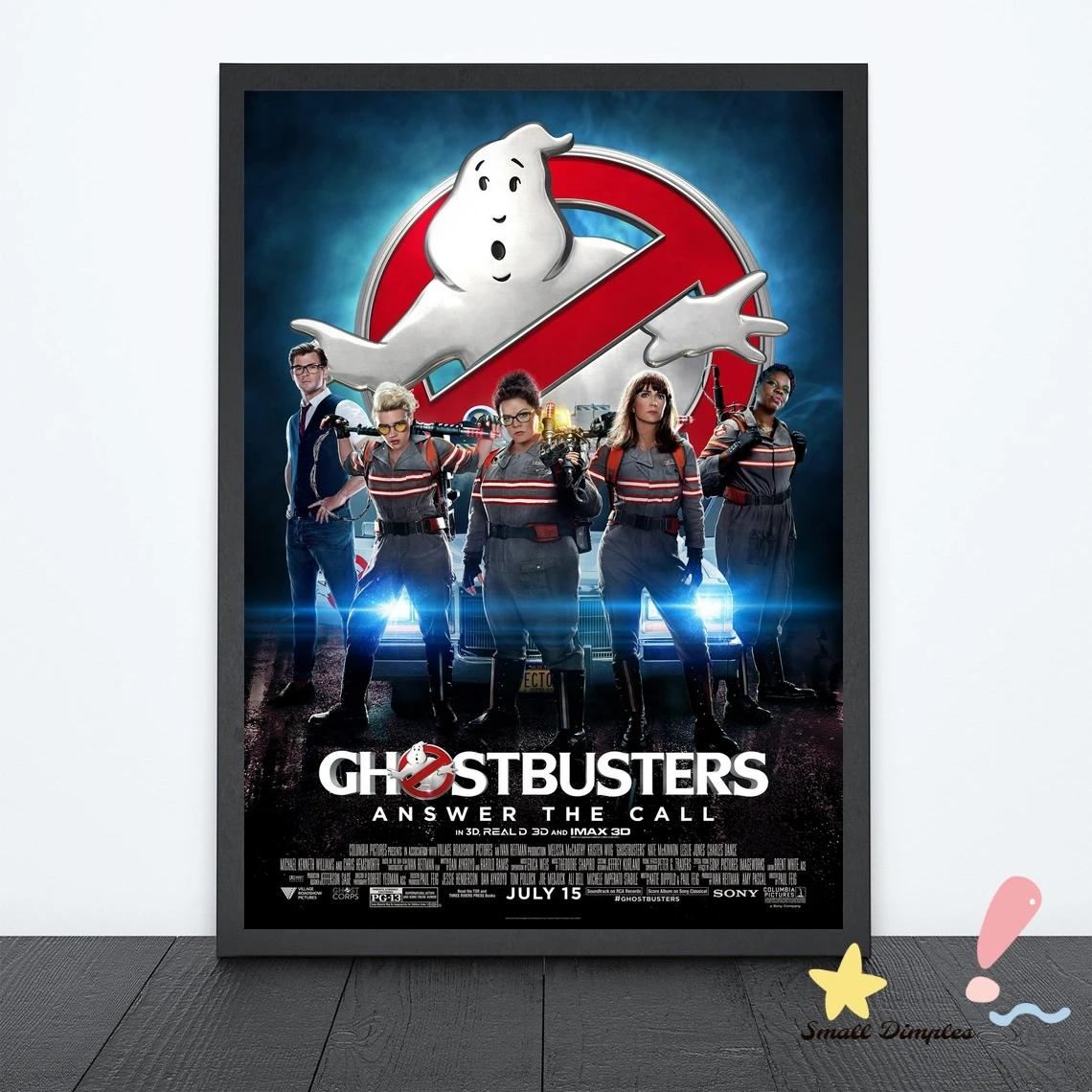 

Классический кинопостер охотников за привидениями, холст, Художественная печать, украшение для дома, настенная живопись (без рамки)