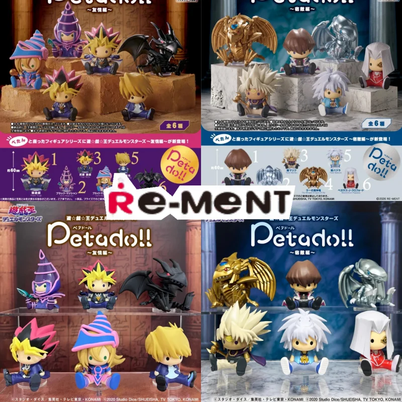 Фото Оригинальный Re-Ment Yu-Gi-Oh! Дуэльные Монстры: Версия «Старый Враг» Фигурки-сюрпризы Petadoll в коробке-сюрпризе, коллекционные модели, украшения, подарочные игрушки №2
