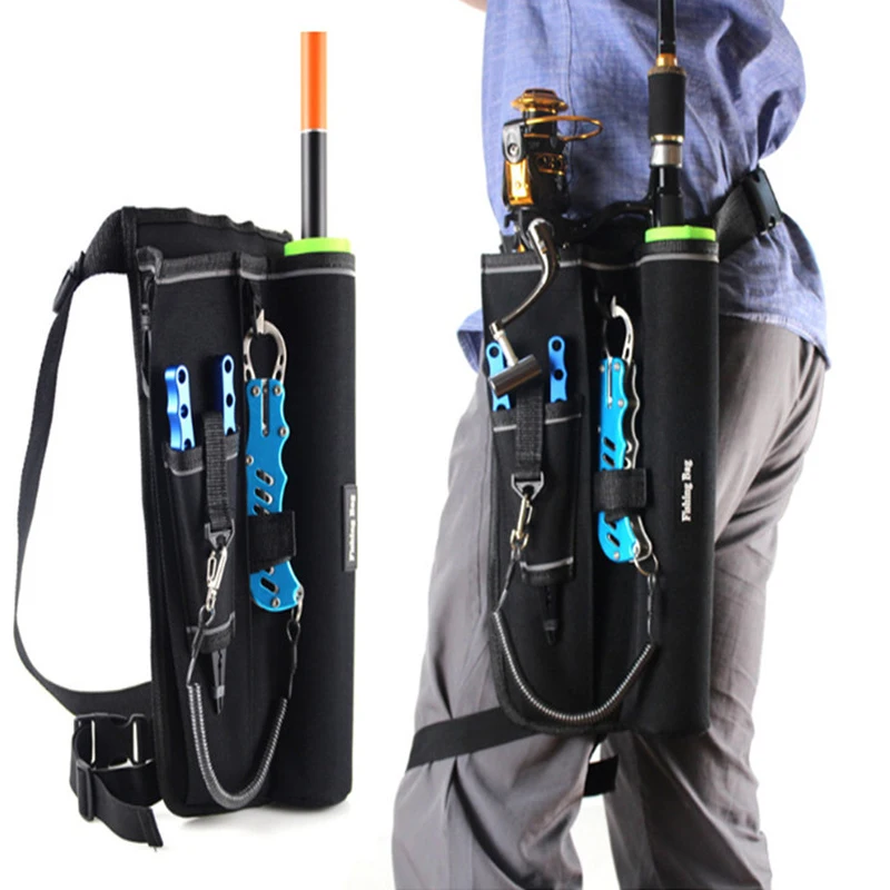 

Multifunctional Fishing Rods Bags Fishing Tools Leg Waist Bag Drop Pouch Fishing Rod Lures Reel Holder Storage Bags Case Pesca
