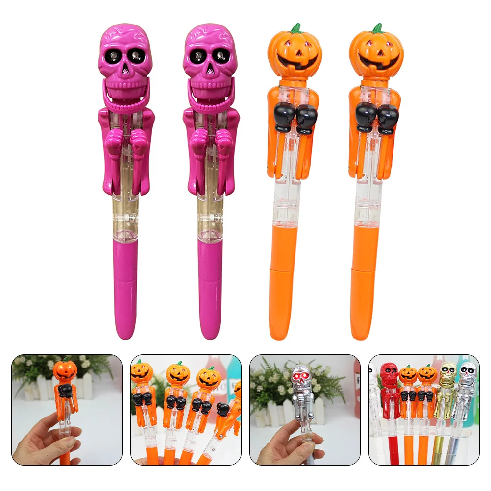 

Pen Ballpointpumpkin Pens Drawing Children Kids Writing Gelink Light Lednovelty
