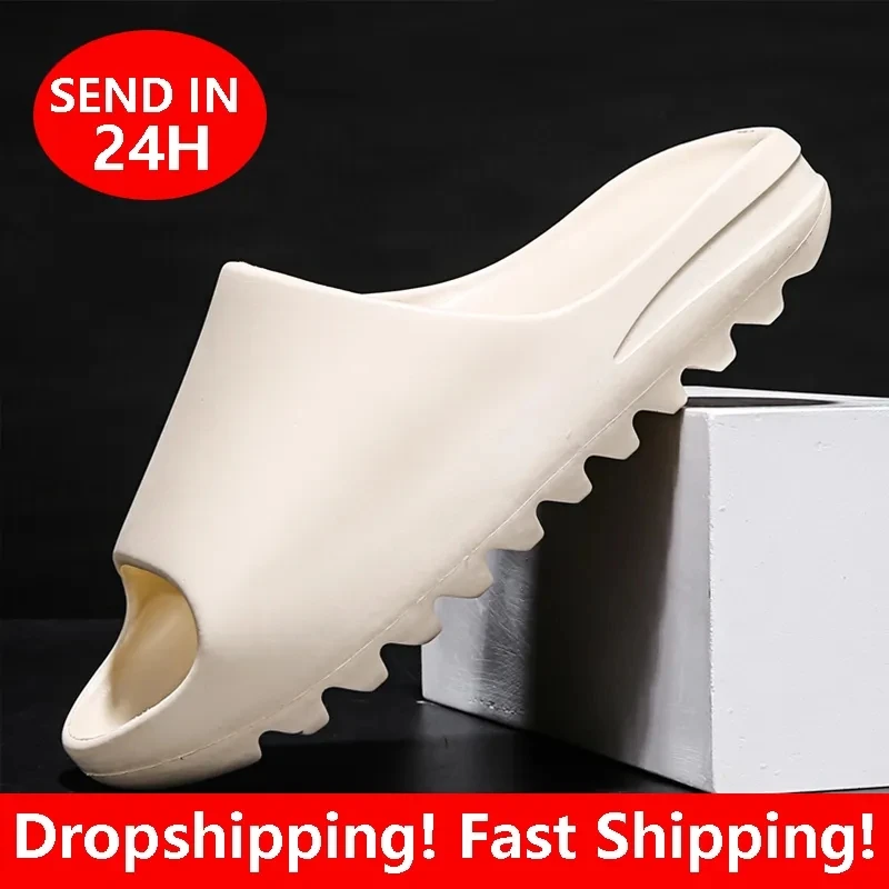 

Высококачественные мягкие толстые женские летние модные тапочки из ЭВА, домашние сандалии, мужская пляжная обувь, новинка 2023