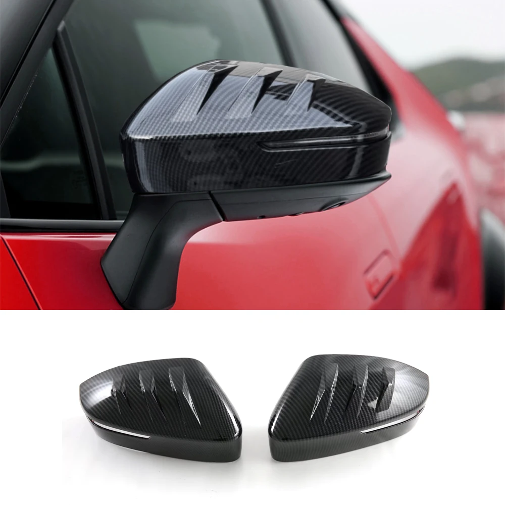 Накладки на зеркало бокового вида из углеродного волокна накладки крыло для Toyota
