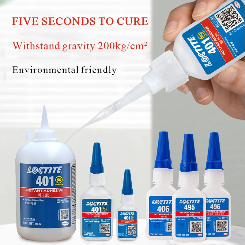 super glue 403 20g Repairing Glue Instant Adhesive Loctite Self-Adhesive 401 406 408 411 414 415 416 For Metal Plastic Rubber