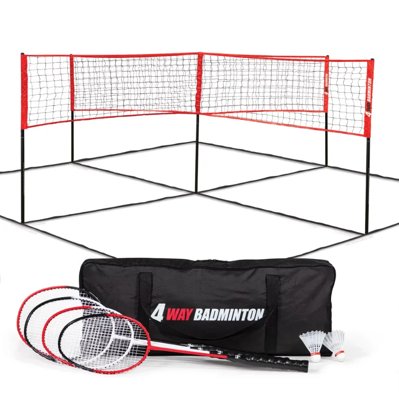 

14' x 14' 4-Way Badminton Net Set