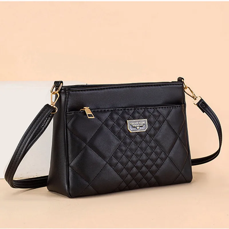 

New Simple Mom Single Shoulder Bag Ladies Cross Body Small Square Handbag 2023 Fashion Middle Aged Women's Messenger Bag