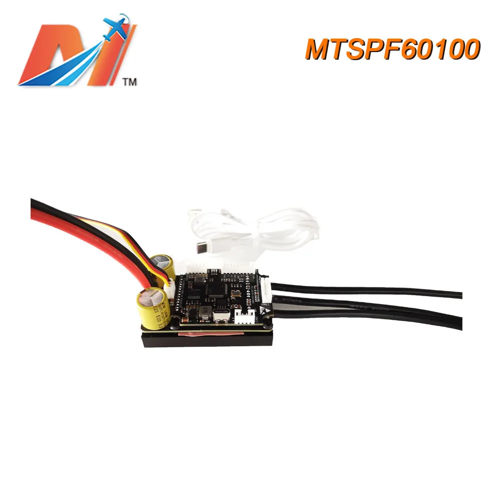 Maytech 60100 100A Based on V6.0 Skateboard ESC with Heatsink Fin for Electric Longboard All Terrain Truck Tires Offroad Wheel