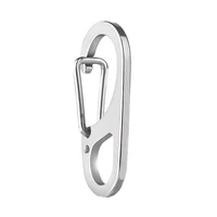 10pcs classic mini carabiner keychain hanging buckle spring camping hiking