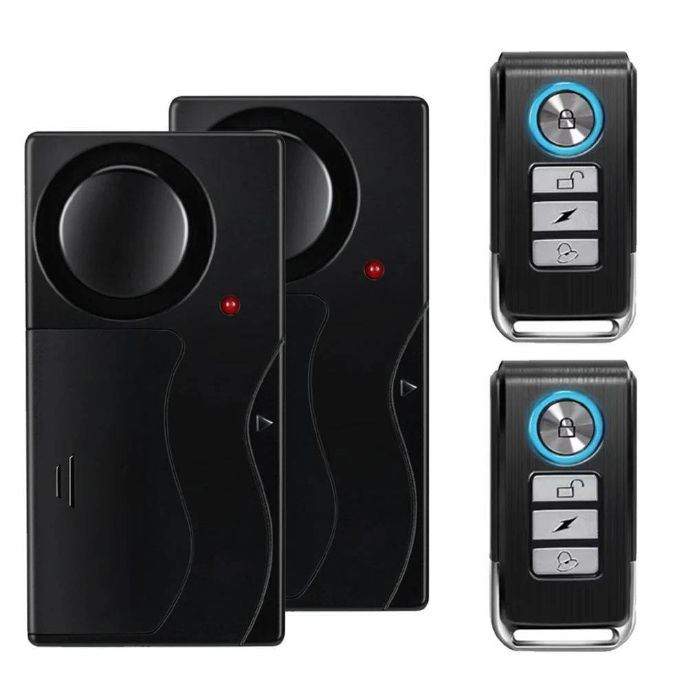 

Громкая сигнализация Extractme 110 дБ, беспроводная вибрационная сигнализация с дистанционным управлением, противоугонная сигнализация, охранная сигнализация для велосипеда, мотоцикла, автомобиля