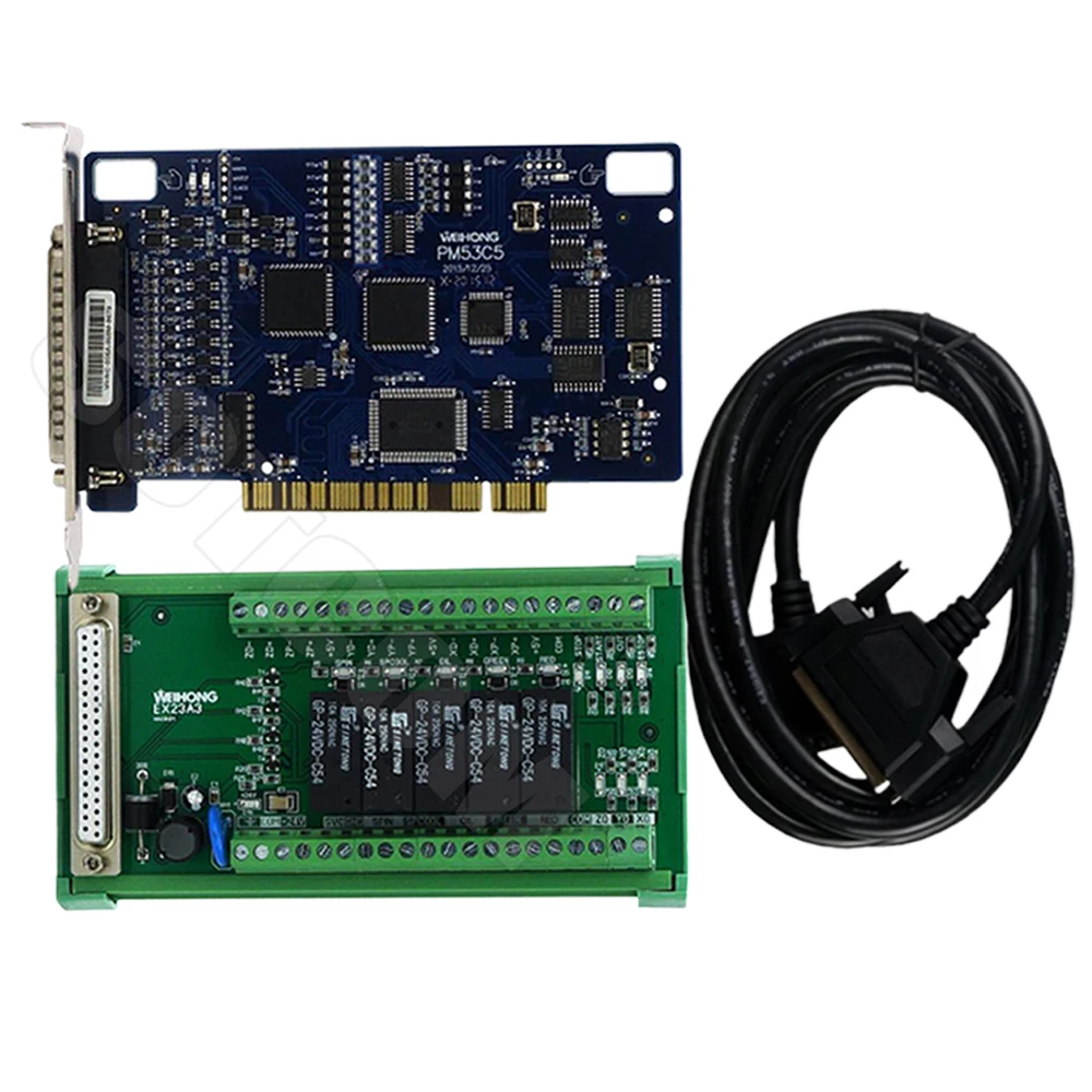 Pm53c Cnc Ncstudio 3-axis Controller Breakout Board V8 Compatible With Weihong System Xhc Whb03b Wireless Handwheel - купить по