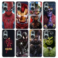 marvel superheroes posters for honor 50 case huawei honor 50 30i 20 20i 10 9c 9x 8x pro lite nova 8i 9 y60 soft tpu cover coque