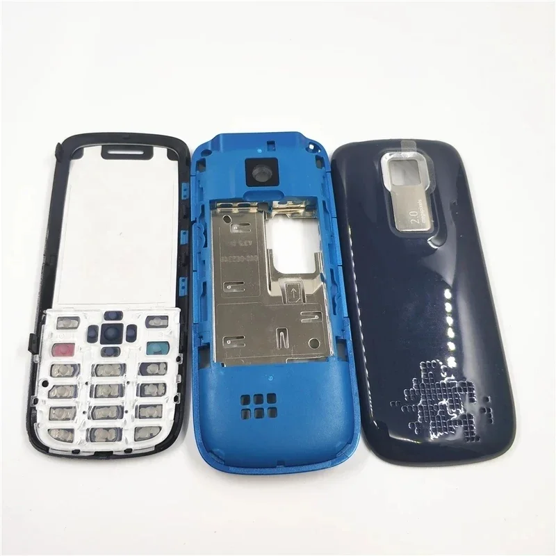 Полный корпус для Nokia 5130 полный Аккумулятор Задняя крышка английская клавиатура