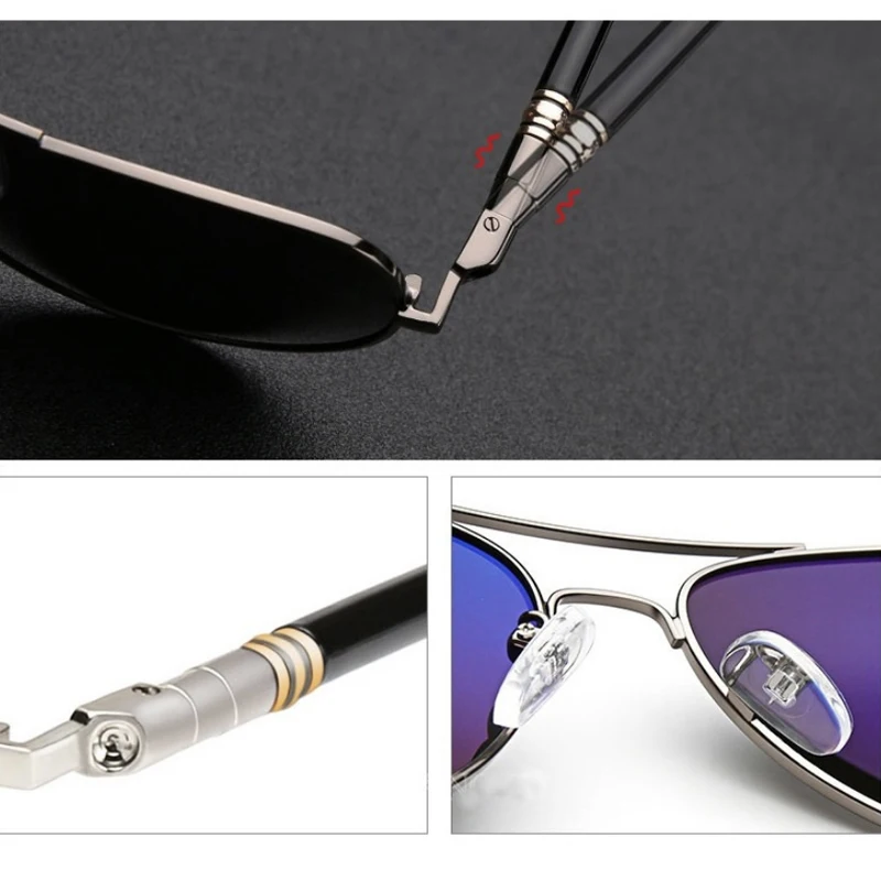 2022 Fashion Men Polarized Sunglasses Photochromic Driving Sun Glasses Women Brand Designer Male Vintage Pilot UV400 |