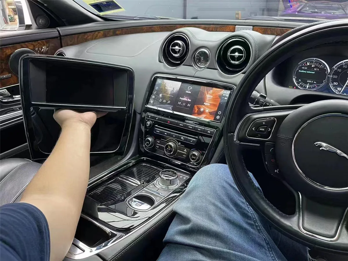 10 25 &quotAndroid 13 для Jaguar XJ XJL X351 Мультимедийный плеер сохраняет оригинальное