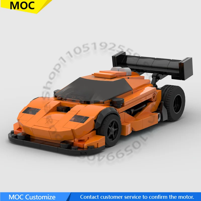 Фото 324 шт. Speed Hypercar 1996 F1 LM Pikes Peak MOC Настроить модульный строительный блок Модель Технология Простая сборка своими руками Игрушка в подарок №1