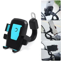 universal motorcycle bike mobile phone holder moto bicycle rear view mirror stand mount riding bracket for iphone samsung xiaomi
