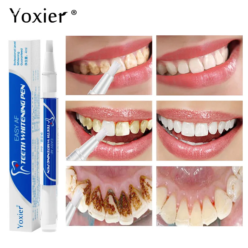Yoxier Teeth Whitening Pen Teeth Gel Whitener Bleach Remove Stain Oral Hygiene Instant Whitening Travel Friendly Easy To Use 1pc