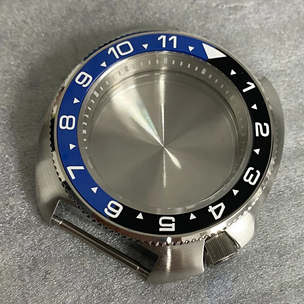 

Steel Color Inner Shadow 41mm Modified Watch Case 316 Stainless Steel Abalone Style Sapphire Glass for NH35A/NH36 Movement