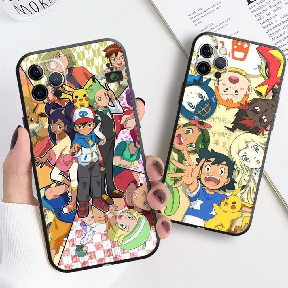 

Pokemon Pikachu Hot Cute Phone Case For IPhone 11 12 Pro MAX 8 Plus XS XR XS Max 13 Pro 7 8 6S Cute Cartoon Silicone Case Gift