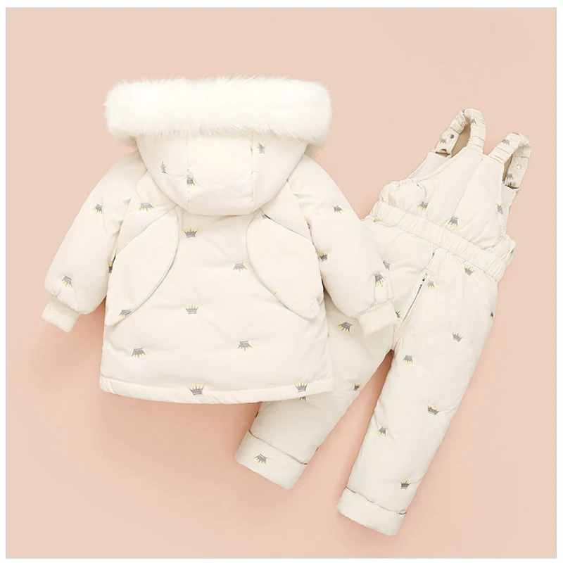 

New Winter Warm Down Jacket Baby Toddler Girl Clothes Child Clothing Sets Boys Parka Coat Kids Snow Suit Wear Infant Overcoat