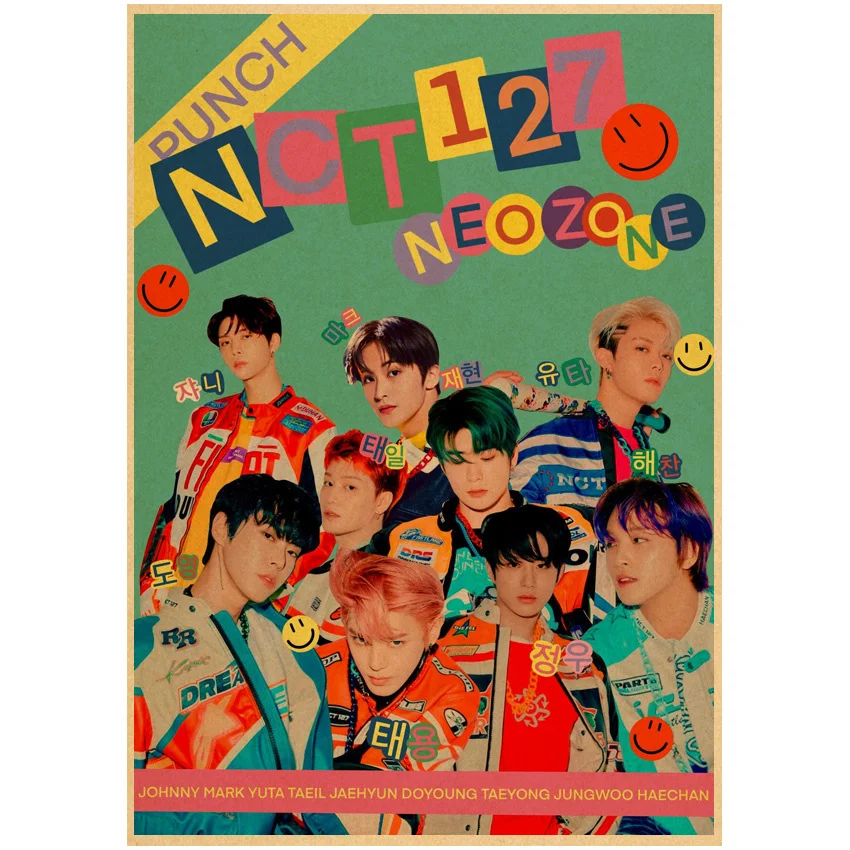 Настенные плакаты Nct 127 Художественная печать изображение дома спальни настенные