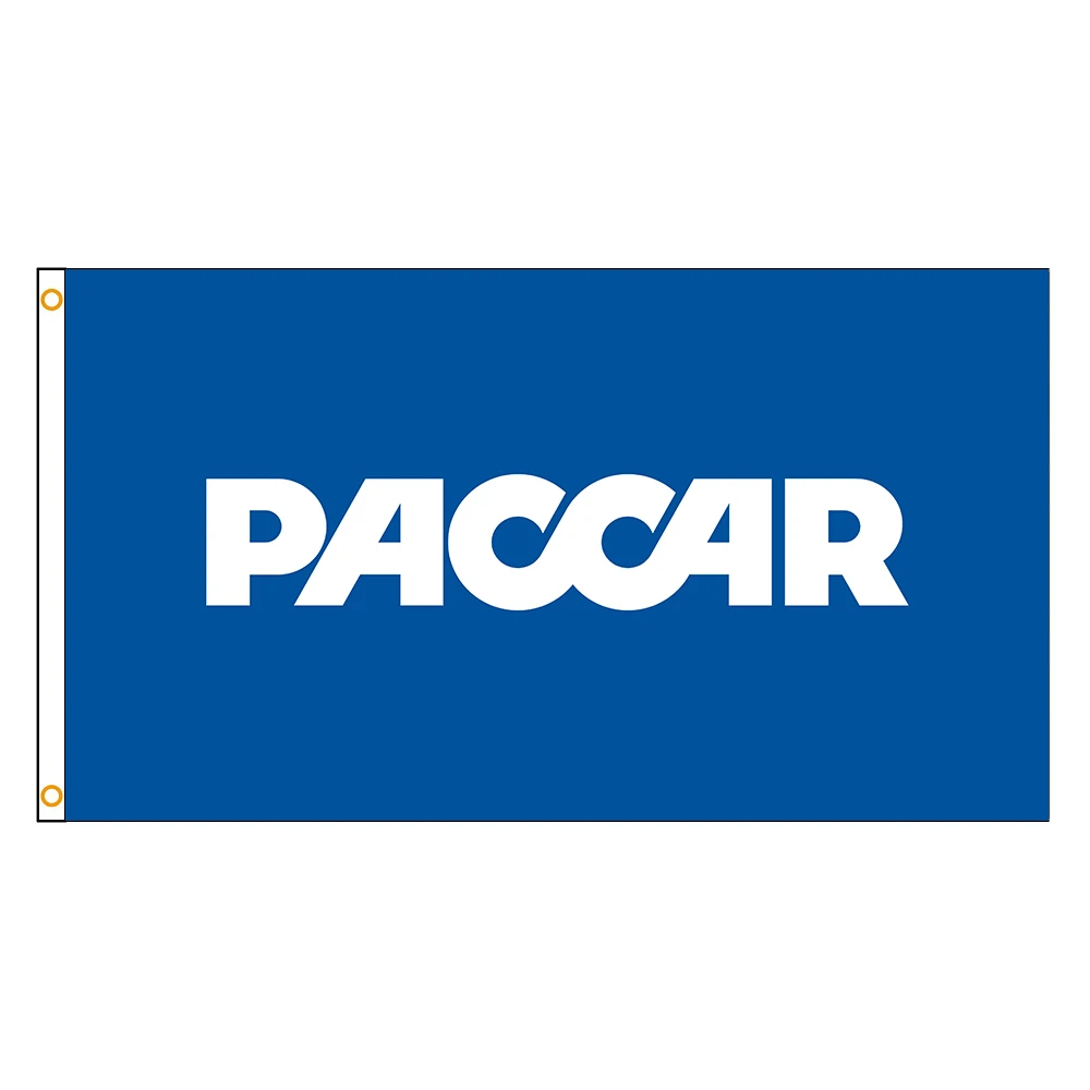 

FLAGJM 90x150cm PACCAR Flag Polyester Printed Racing Car Banner For Decoration