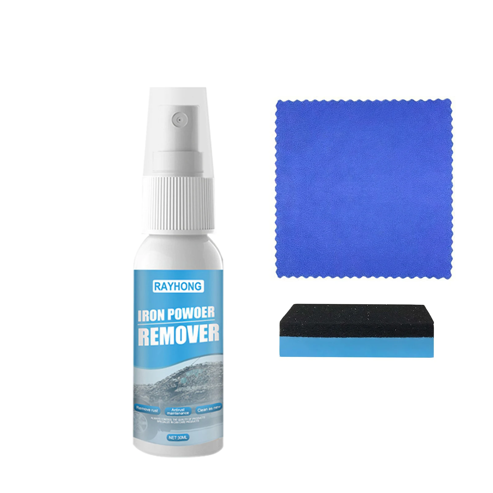 

30ml Car Iron Powder Remover Fast Cleaning Anti-rust Rust Remover Anti-oxidation Car Oxide Layer Cleaner for Car Cleaning Beauty