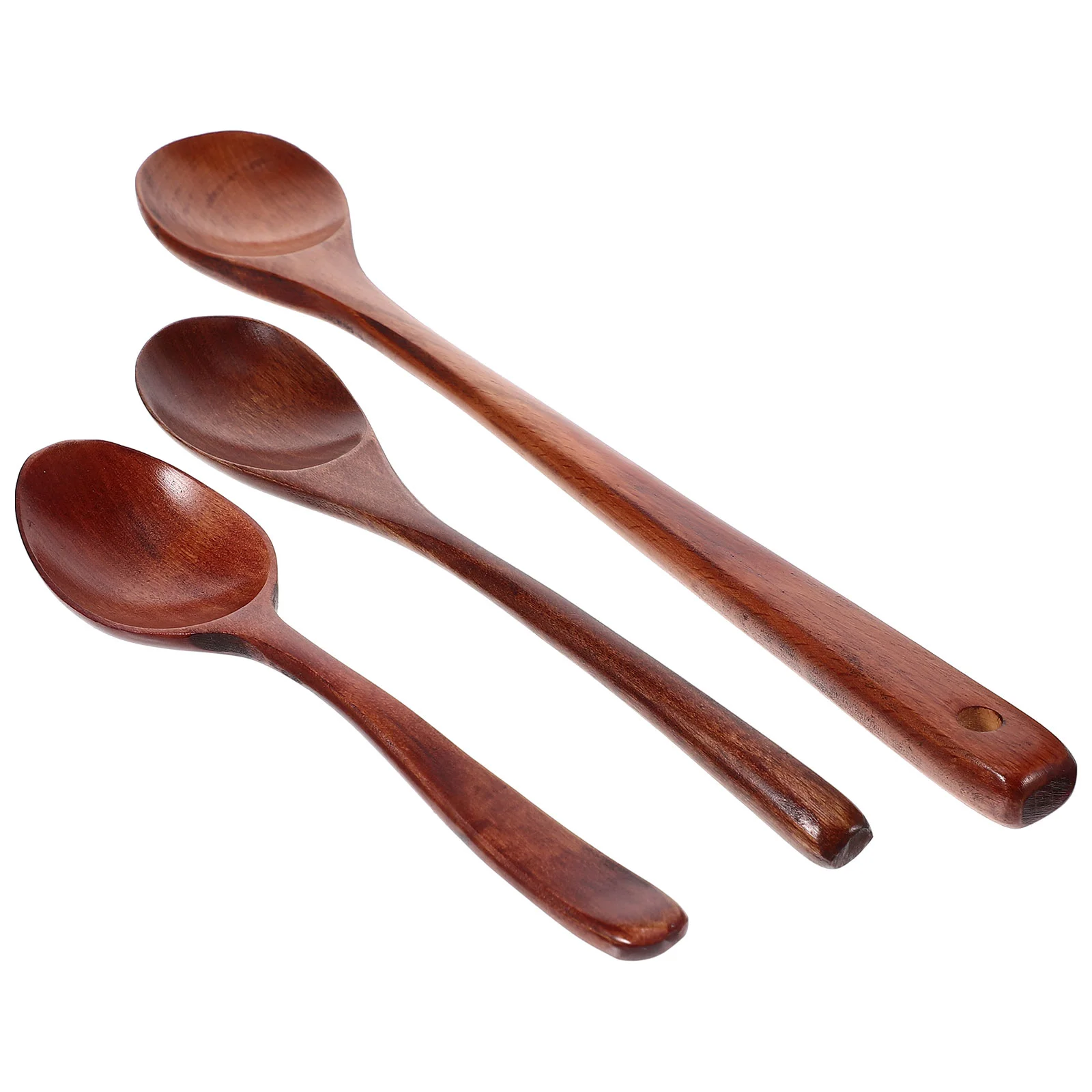 

Spoon Spoons Wooden Soup Wood Dessert Japanese Ladlestirringeating Ramen Handle Salad Asian Coffee Tea Chinese Mixing Kitchen