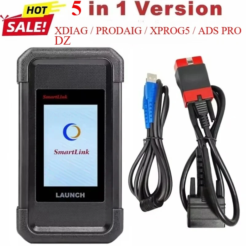 

SmartLink C V2.0 для DZ Xdiag Prodiag XPROG5 ADS Pro HD3 Сверхмощный сканер CAN DOIP FD OBD2 для грузовиков 12 В 24 В Диагностический инструмент
