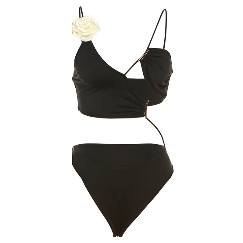 

Летний Новый женский сексуальный бюстгальтер на бретельках, облегающие трусики, костюм бикини, бразильский купальник