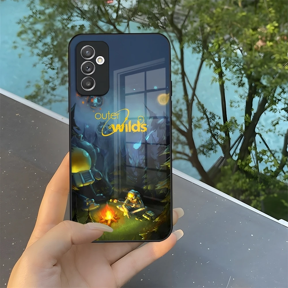 Чехол для телефона Outer Wilds Game из стекла для Samsung A16 A26 A36 A56 A15 A25 A35 A55 A14 A24 A34 A54 A13 A23 A33 A53 A12 A22 A32 (art.: 3920d4d8ccb3e) - 3920d4d8ccb3e