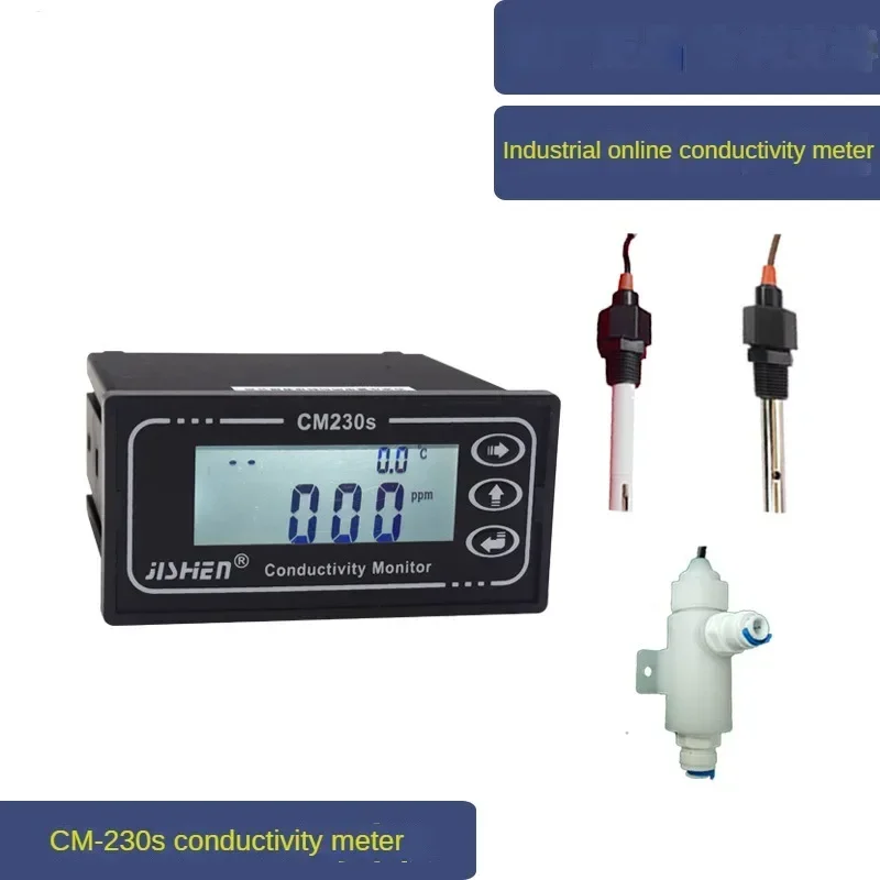 CM-230S Измеритель проводимости Онлайн измеритель TDS Instrument EC Meter Электрод Замените