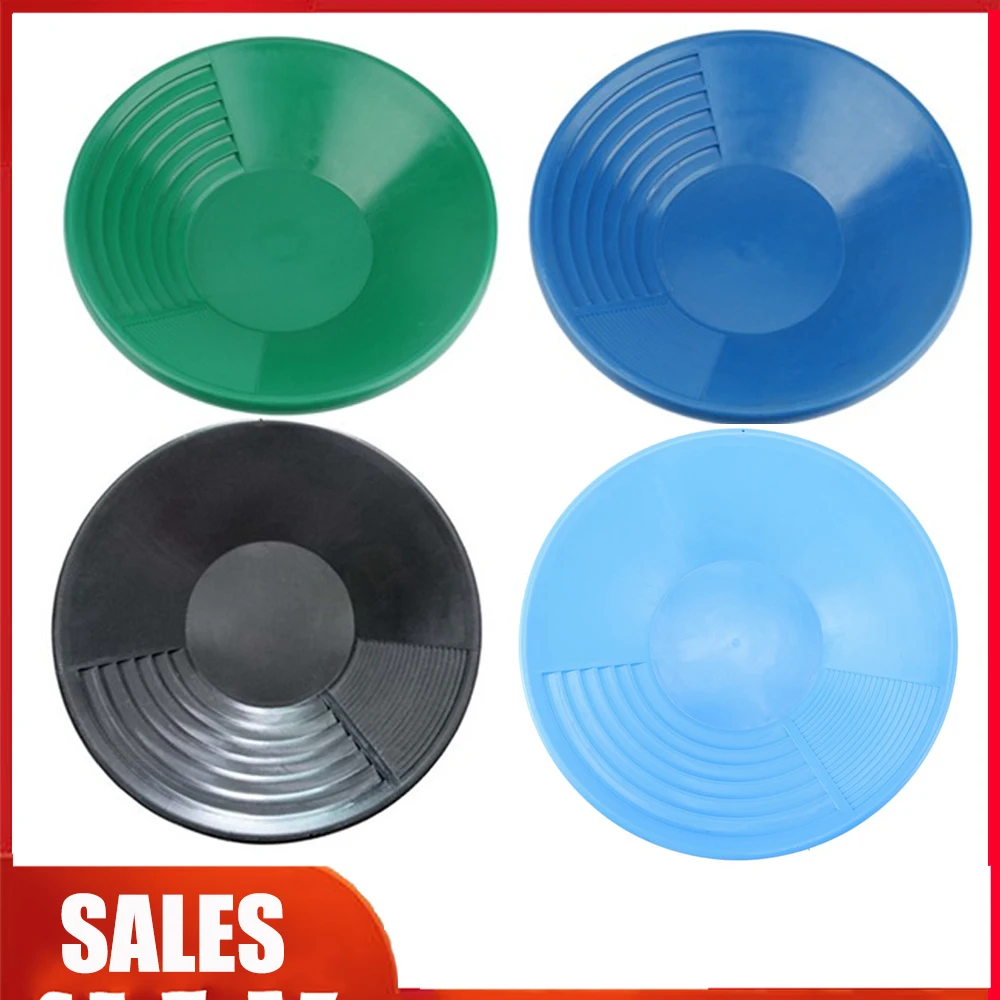 

Gold Washing Tray Washing Gold Panning Machine Screen Mining Screen Metal Detection Tools Sieve Gold Pan Plastic equipment 1 2 3