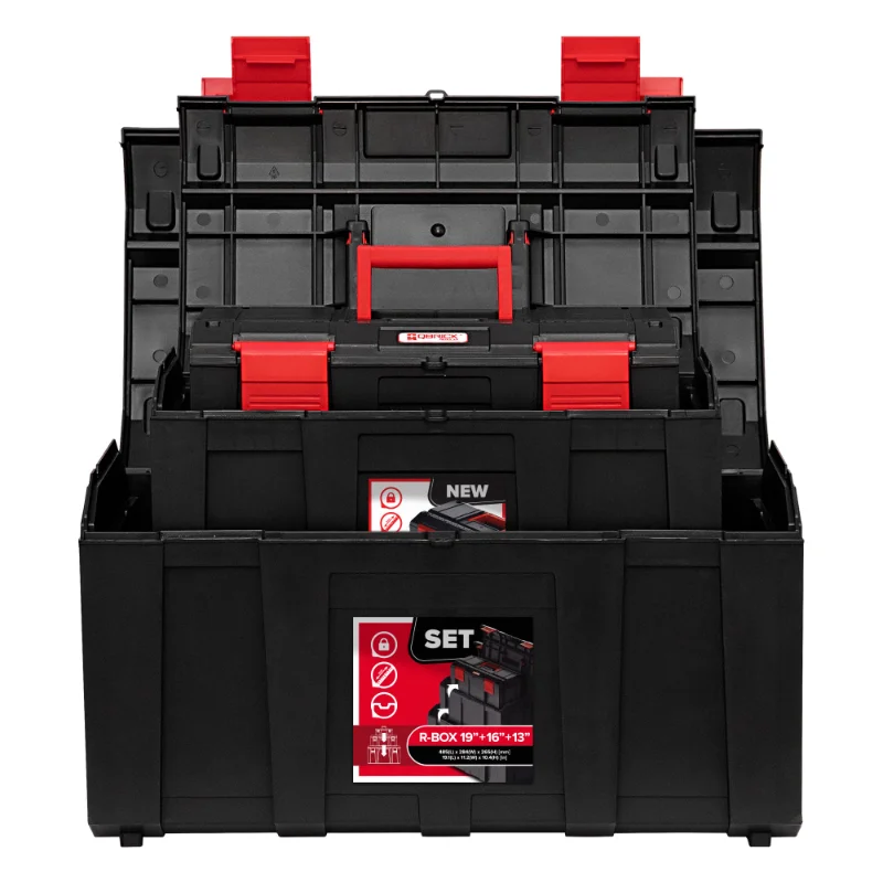 

R-box 19", 16", and 13" Toolbox Set, Easy Tool Storage and Transportation